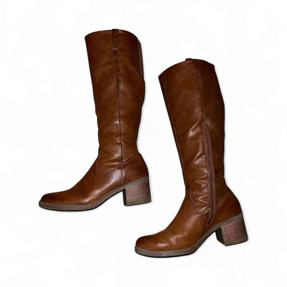 Tall Chesnut Riding Boots- size 9
